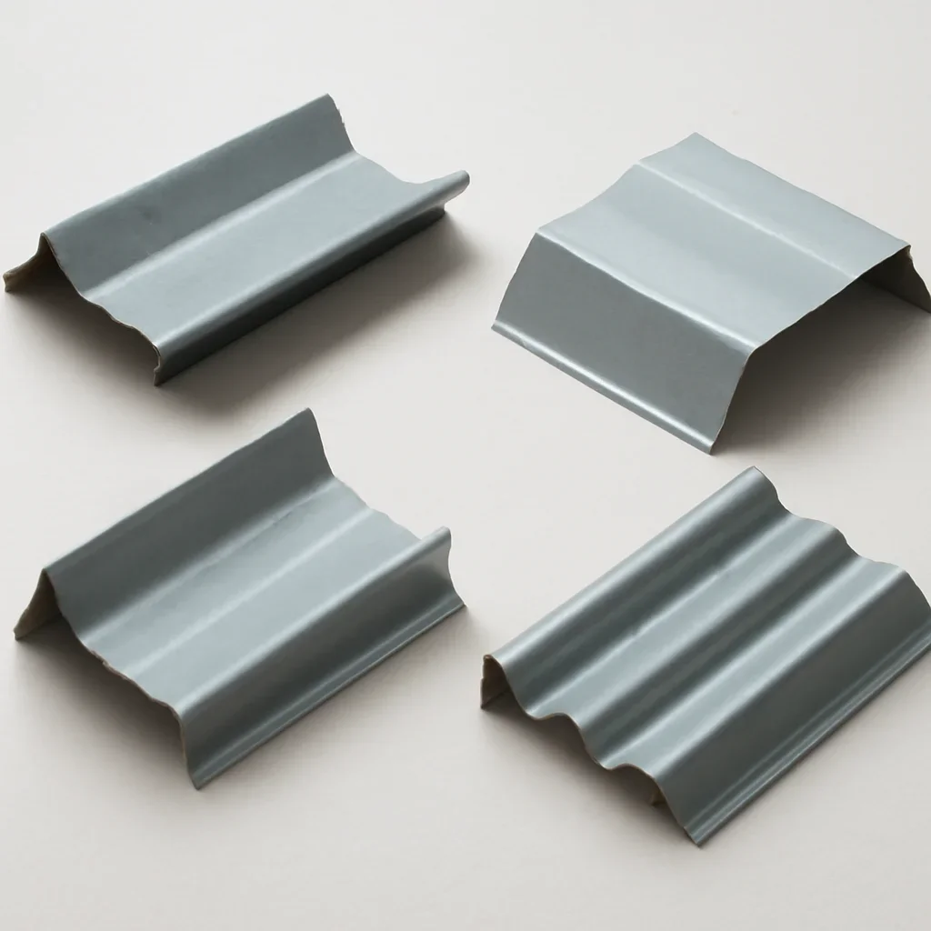 Roof metal profiles used to compare custom-fabricated vs prefabricated roof metals