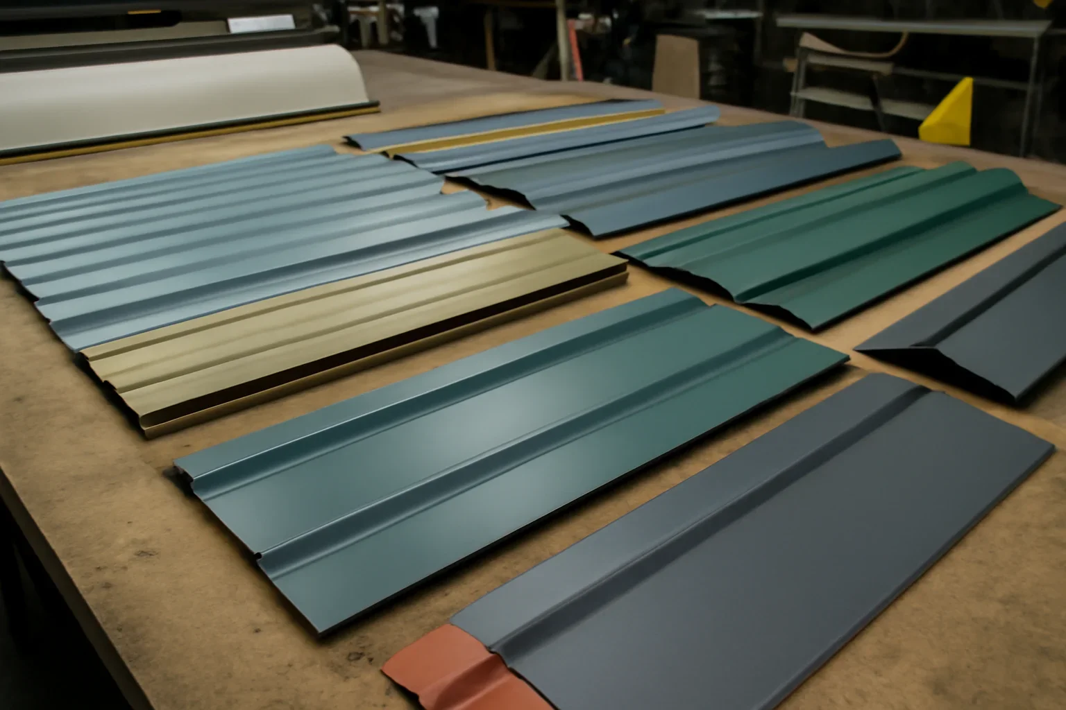Color-Matched Finishes fabricated for a commercial roofing project