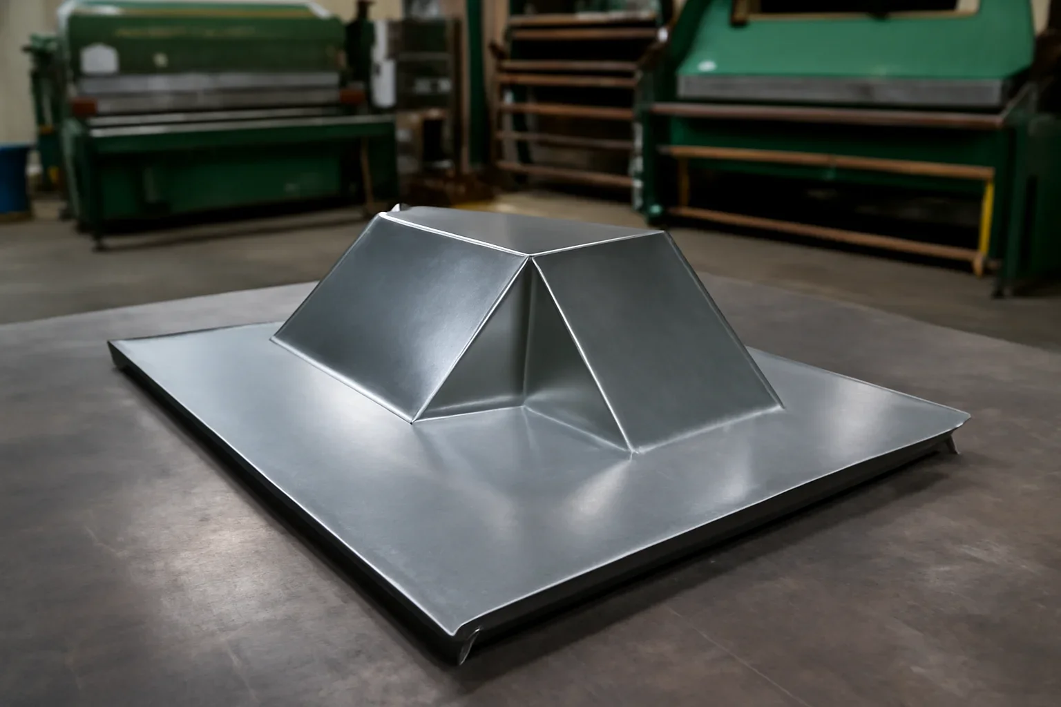 Custom Flashing fabricated for a commercial roofing project