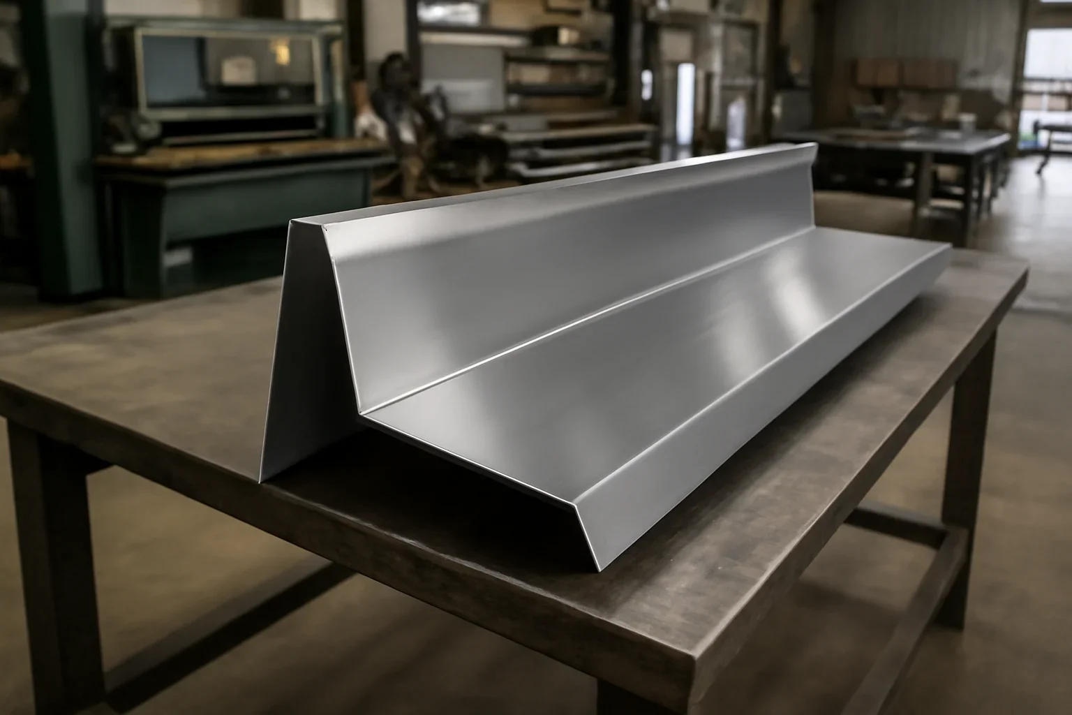 Custom Trim fabricated for a commercial roofing project