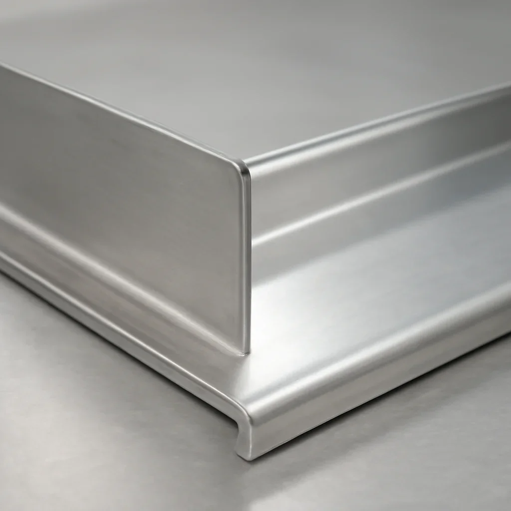 Close view of fast turnaround fabrication profile and finish quality