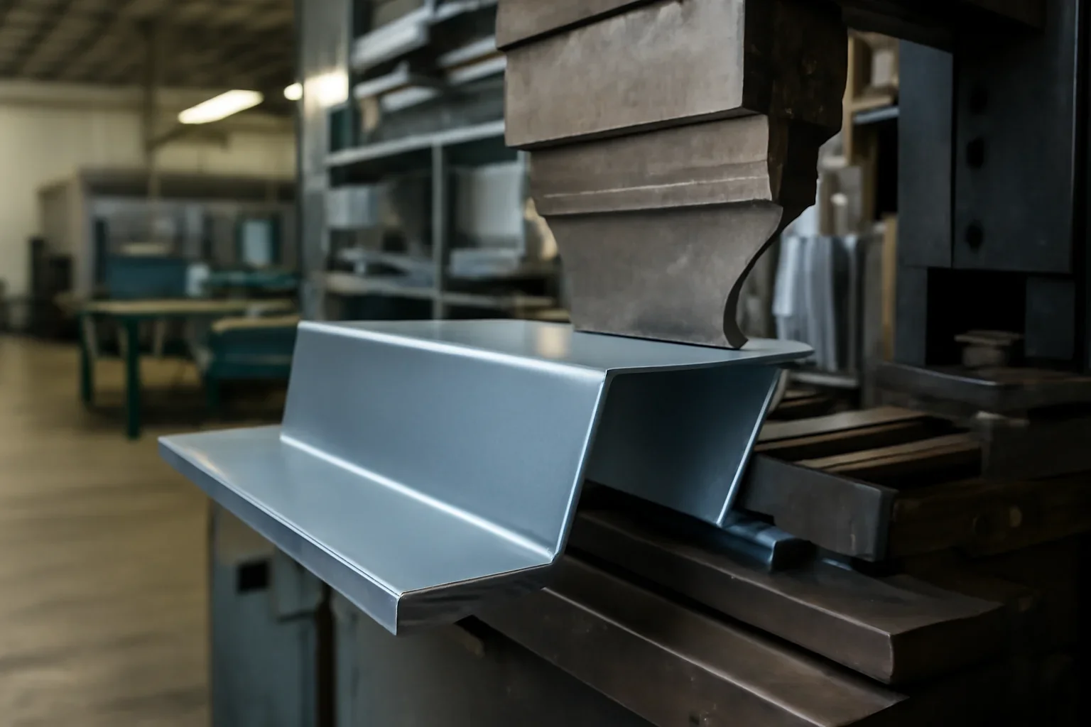 Sheet Metal Bending fabricated for a commercial roofing project