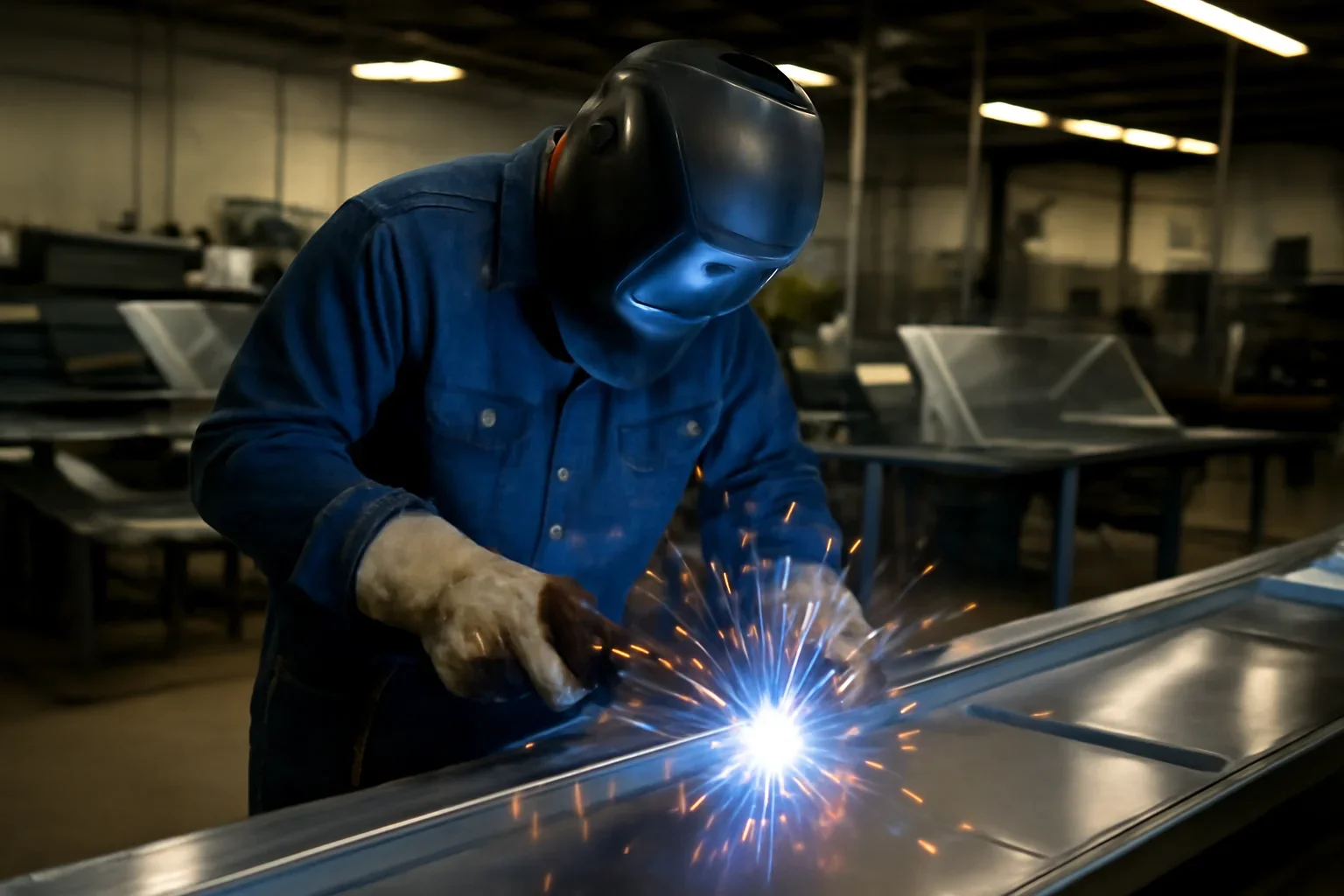 Welding & Assembly fabricated for a commercial roofing project