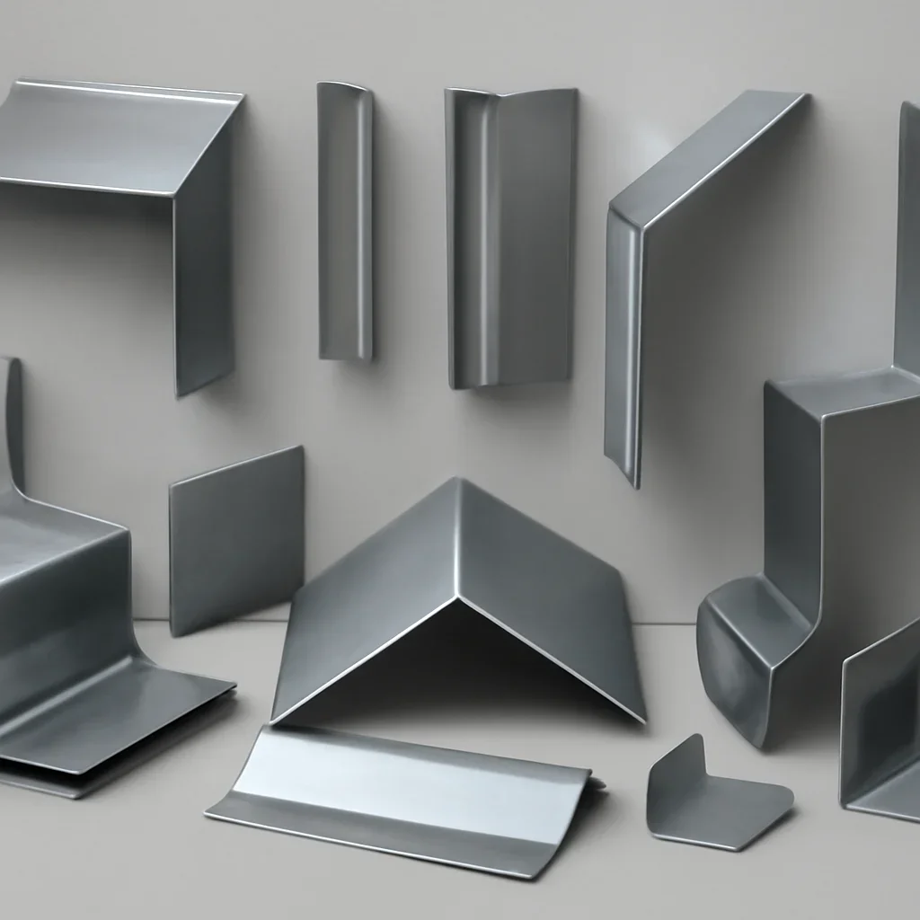 Close-up gallery view of custom roof metal profiles and corners