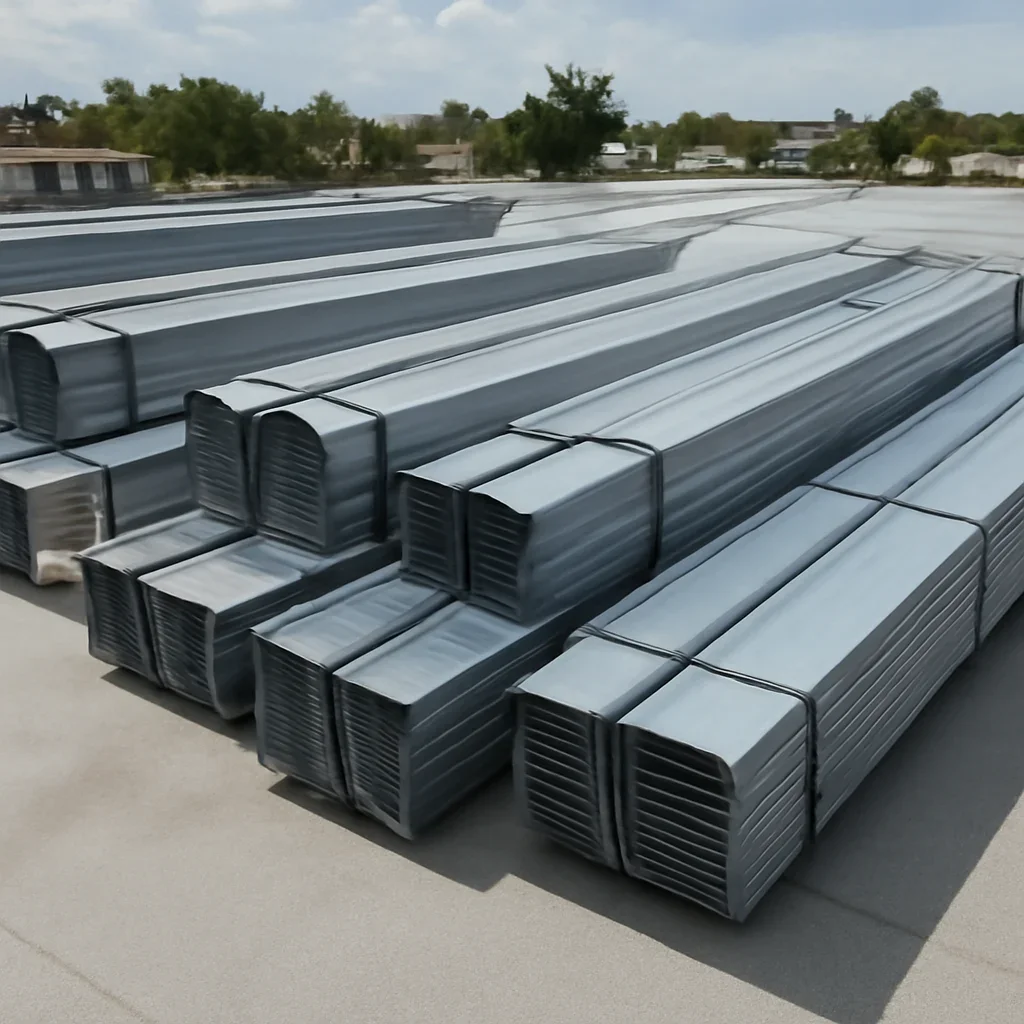 Commercial roof edge metal ready for projects throughout Miami-Dade and South Florida