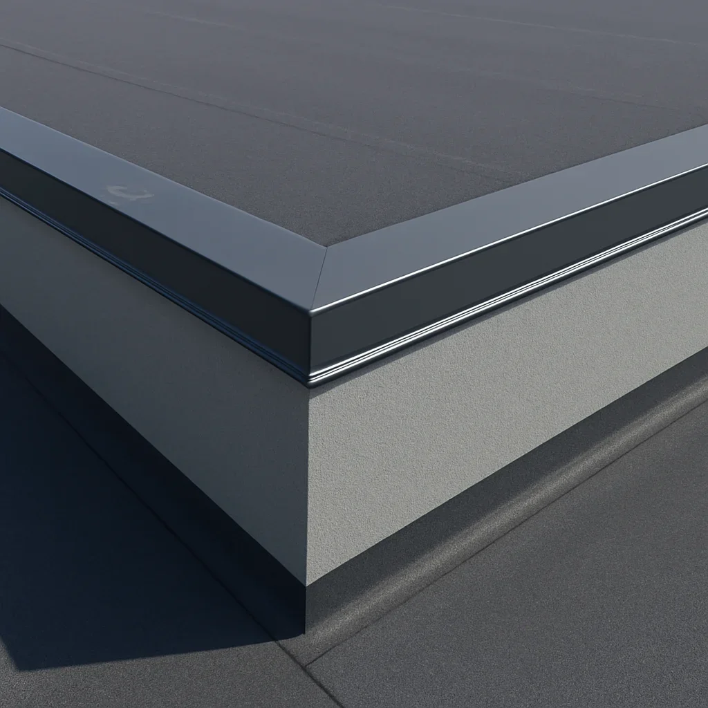 Finished roof detail representing re-roof projects