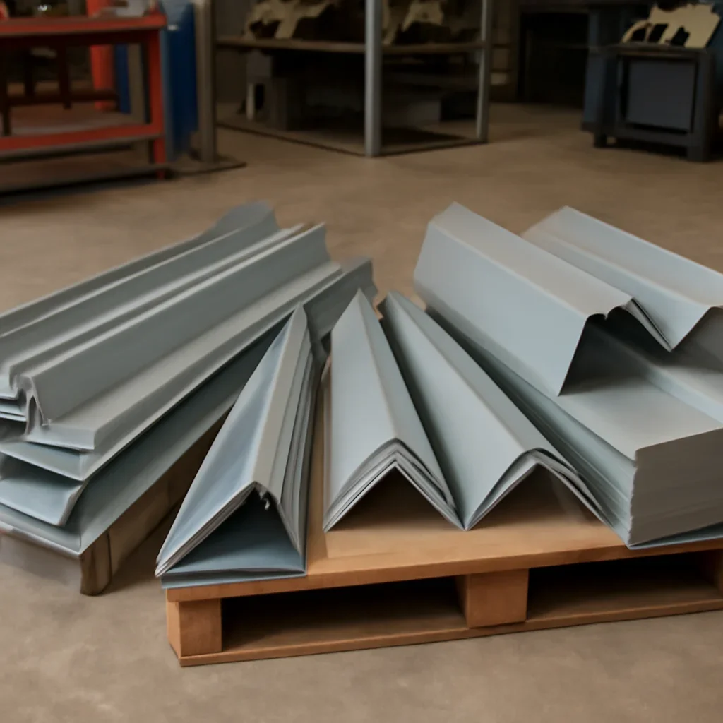 Fabricated roof metal package prepared for small-batch custom orders